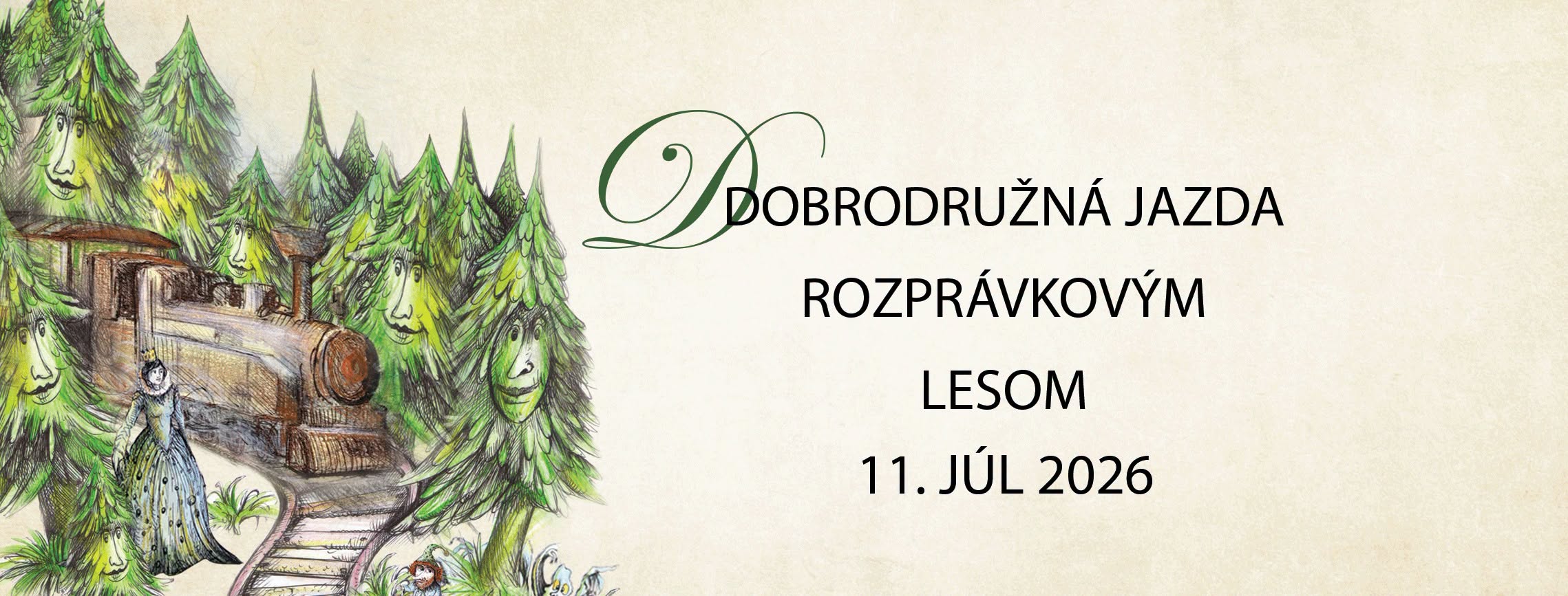 Dobrodružná jazda rozprávkovým lesom