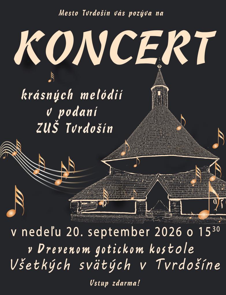 Koncert krásnych melódií v drevenom kostolíku