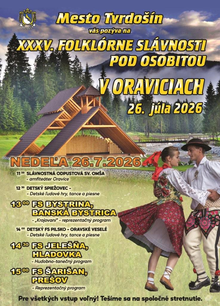 XXXV. folklórne slávnosti pod Osobitou v Oraviciach