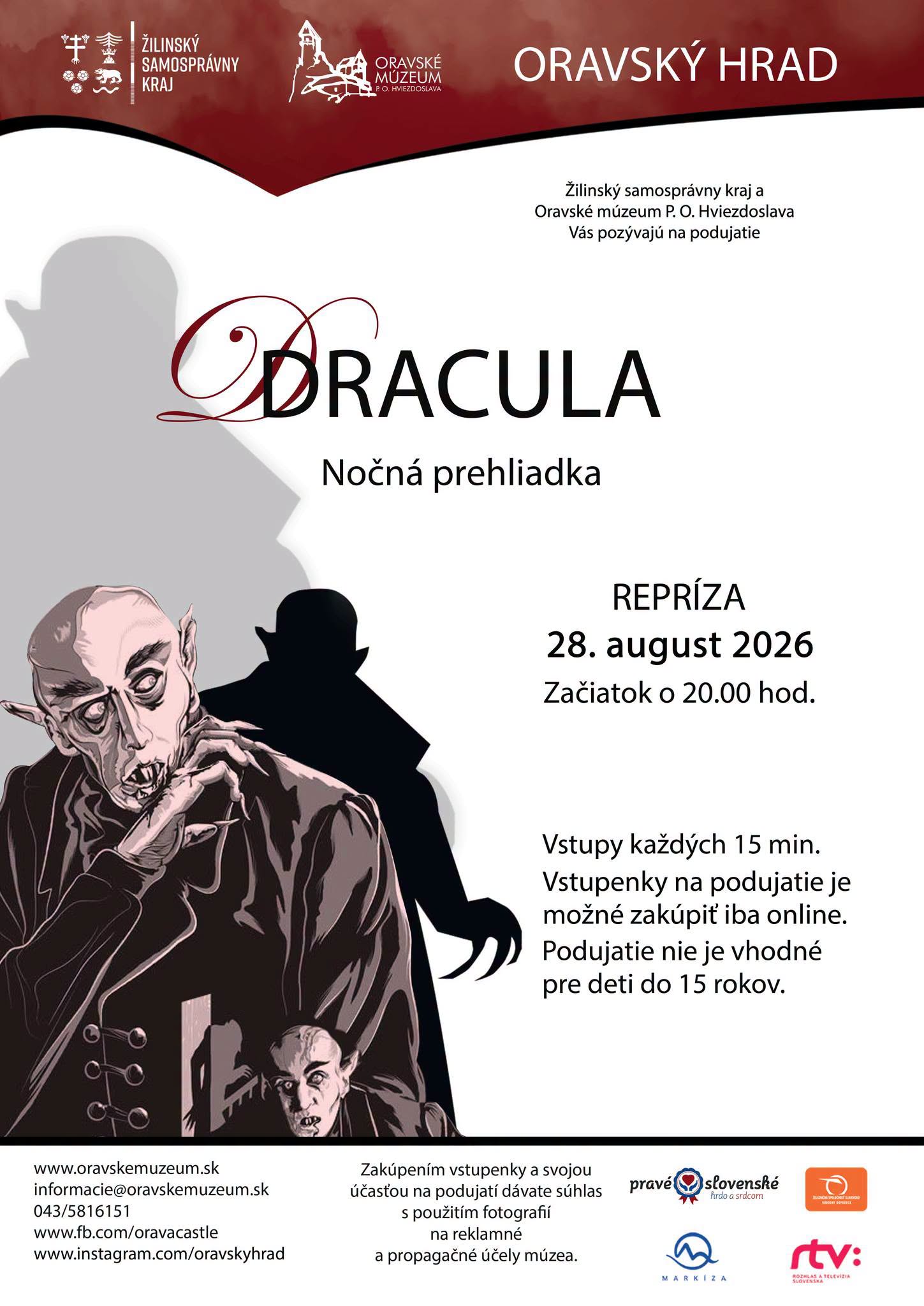 DRACULA - Nočná prehliadka