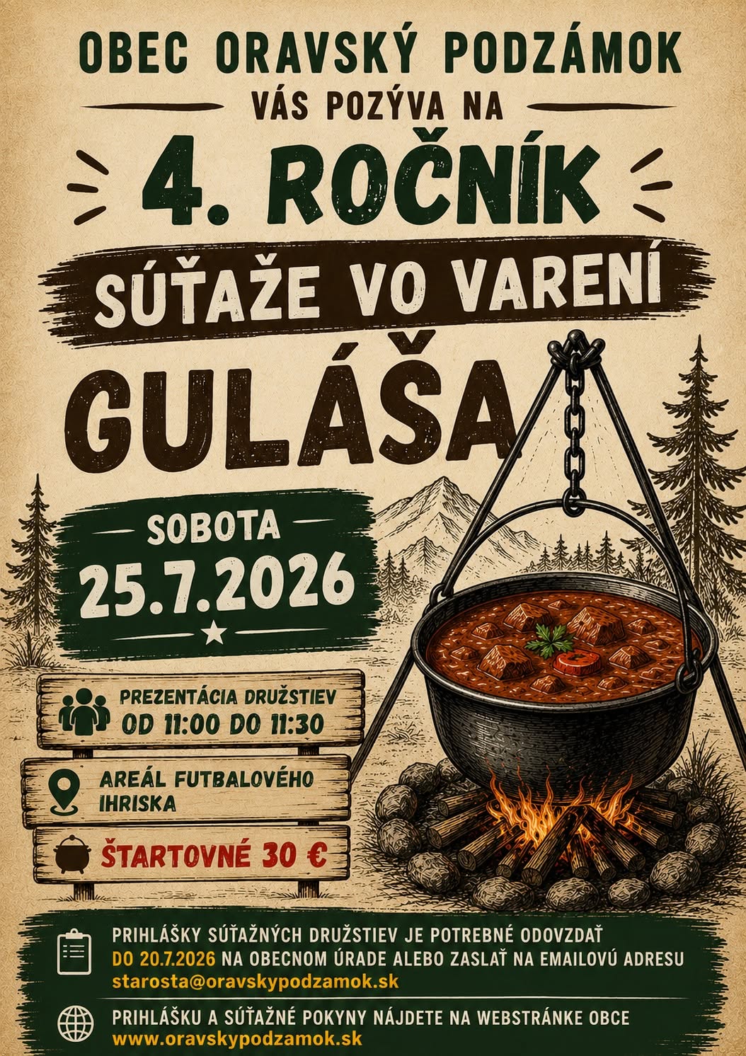 4. ročník súťaže vo varení guláša