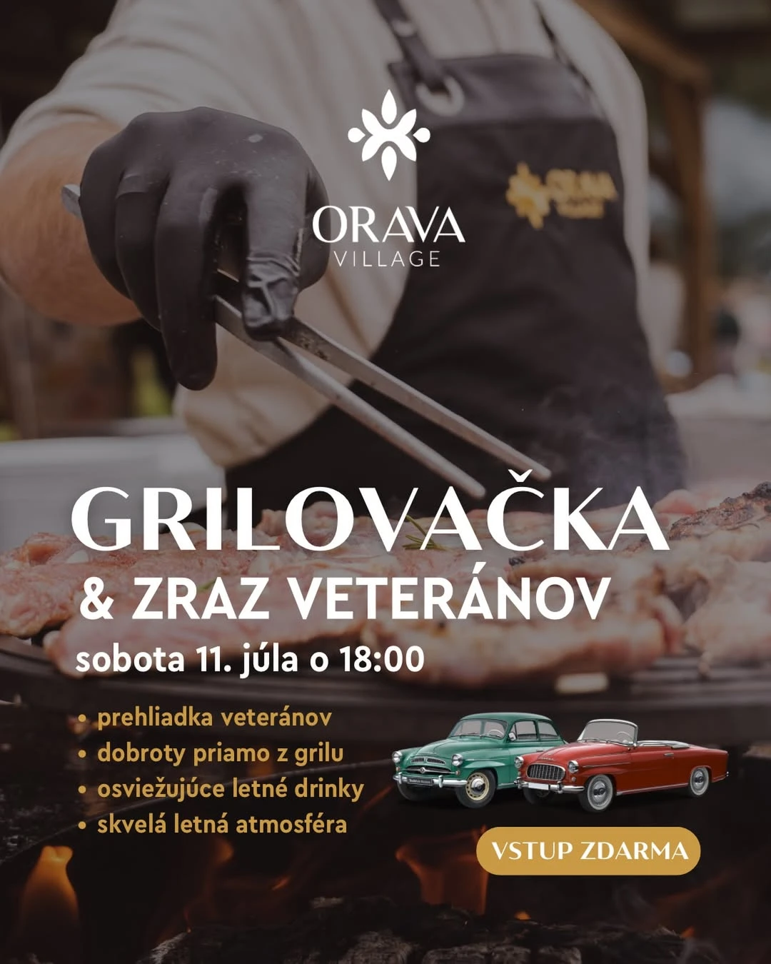 Grilovačka a zraz veteránov