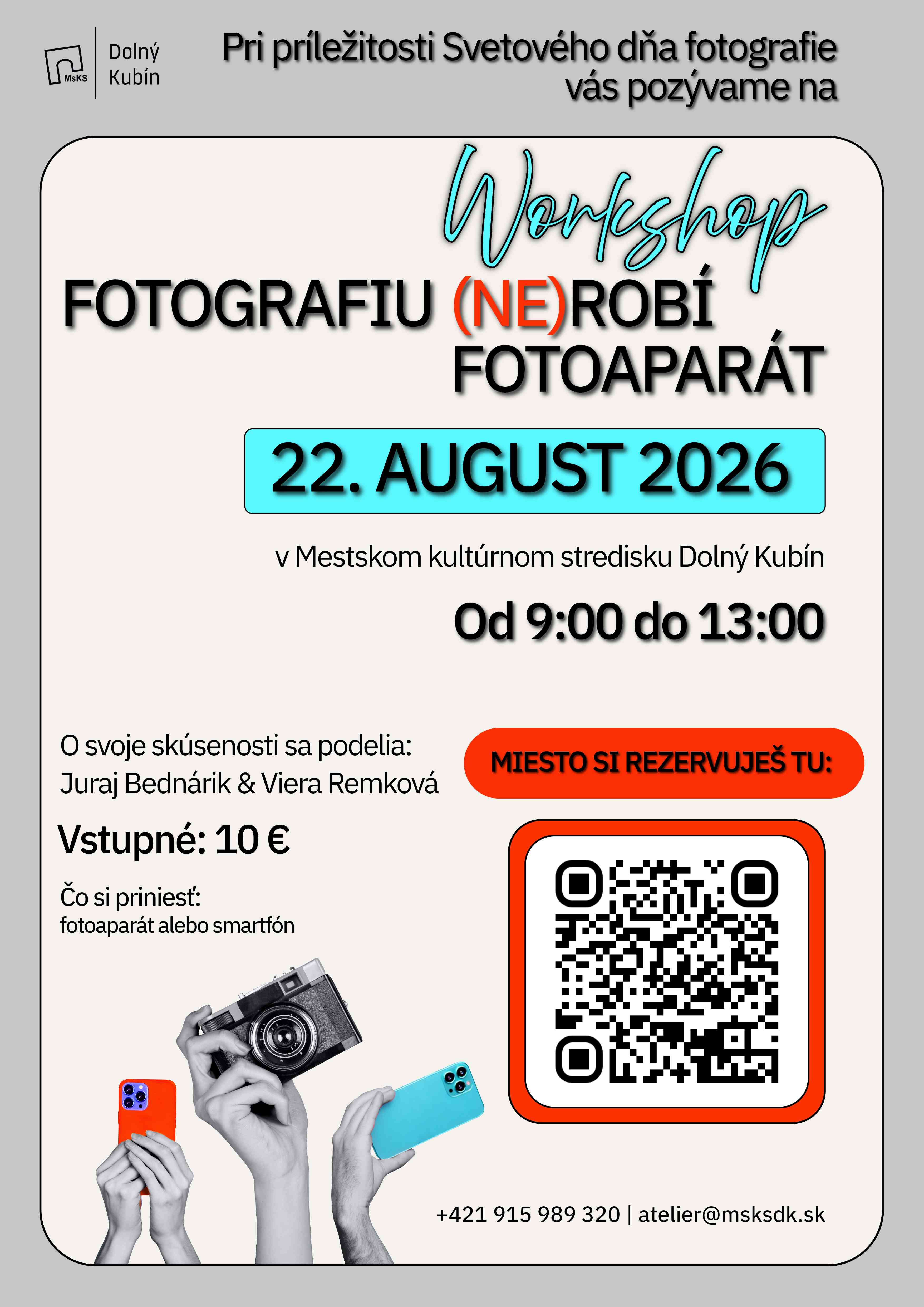 FOTOGRAFIU (NE)ROBÍ FOTOAPARÁT