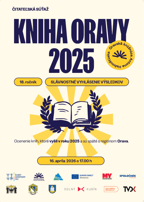 Slávnostné vyhlásenie výsledkov Kniha Oravy 2025