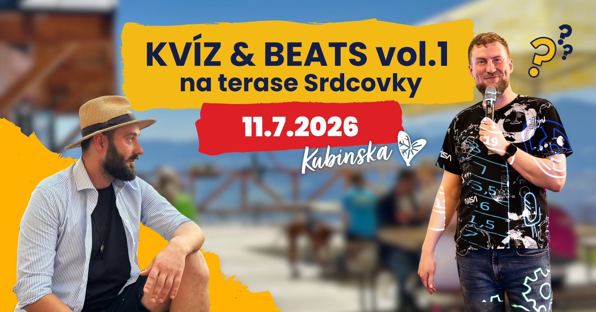 Denný kvíz na terase Srdcovky